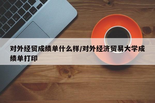对外经贸成绩单什么样/对外经济贸易大学成绩单打印